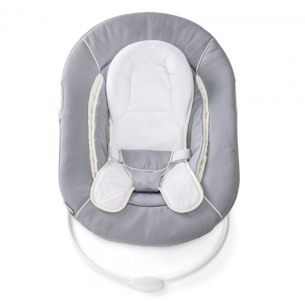 Transat balancelle pour chaise haute évolutive alpha 2en1 stretch grey Hauck