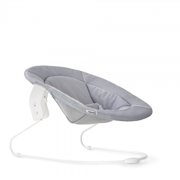 Transat balancelle pour chaise haute évolutive alpha 2en1 stretch grey Hauck