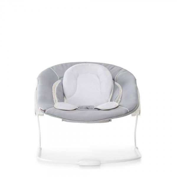 Transat balancelle pour chaise haute évolutive alpha 2en1 stretch grey Hauck