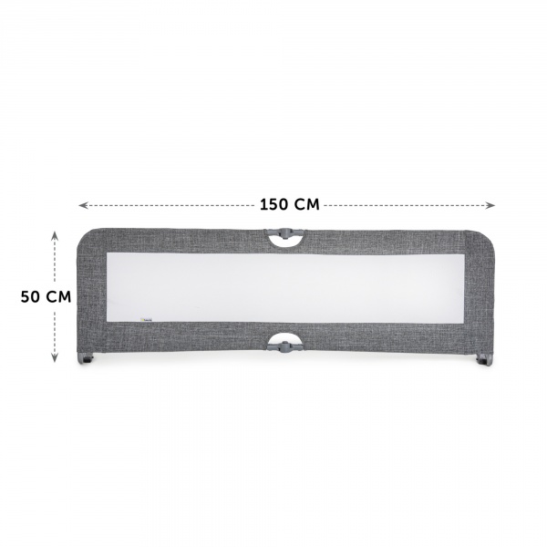 Barrière de lit sleep n safe plus xl melange grey Hauck