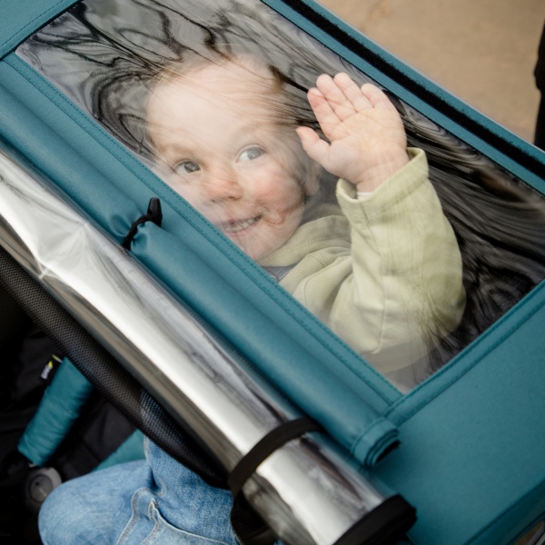 Remorque pour vélo dryk duo grey Hauck