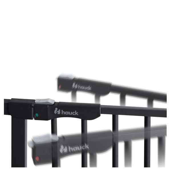 Barrière d'escalier clear step autoclose 2 black Hauck