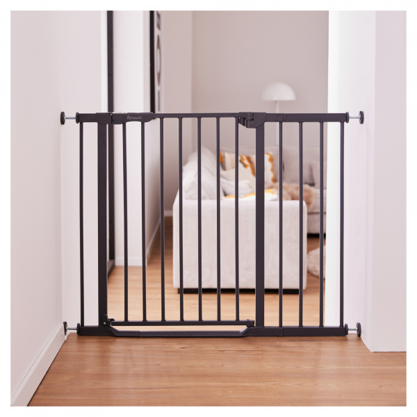 Barrière d'escalier clear step autoclose 2 black Hauck