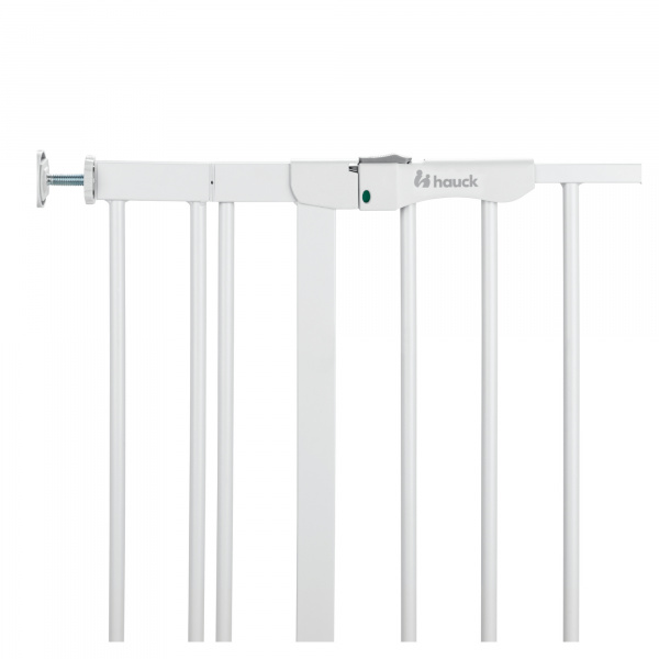 Barrière d'escalier clear step autoclose 2 avec extention +9 cm white Hauck