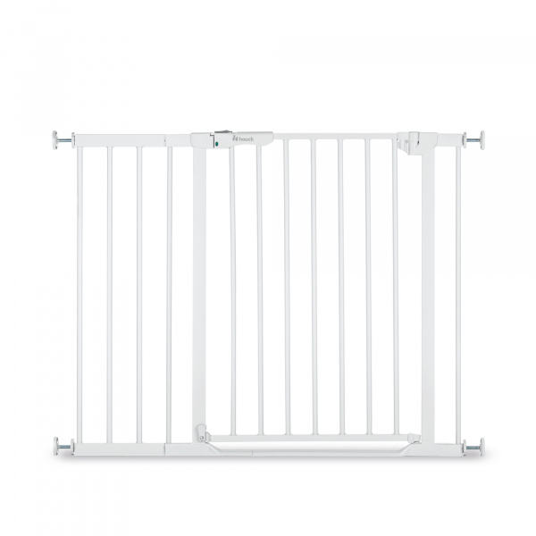 Barrière d'escalier clear step autoclose 2 avec extension +21 cm white Hauck