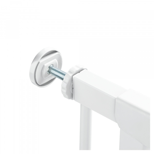 Barrière d'escalier clear step autoclose 2 avec extension +21 cm white Hauck