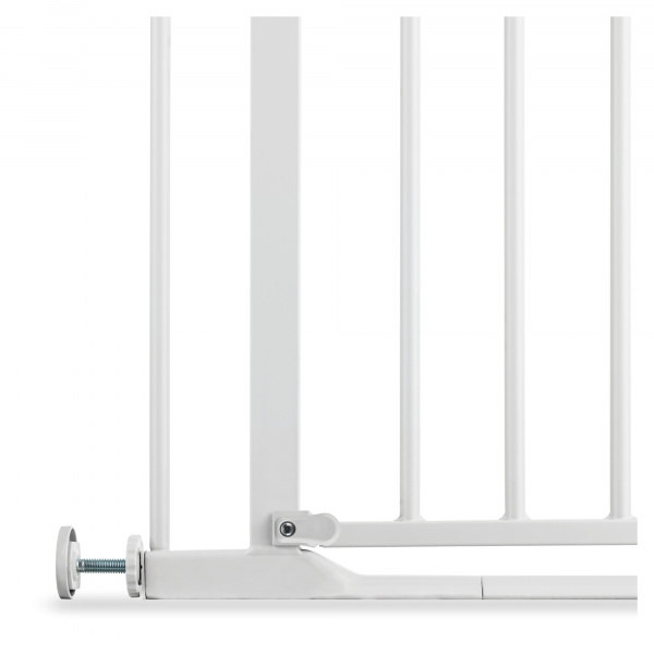 Barrière d'escalier clear step 2 avec extension +21 cm white Hauck