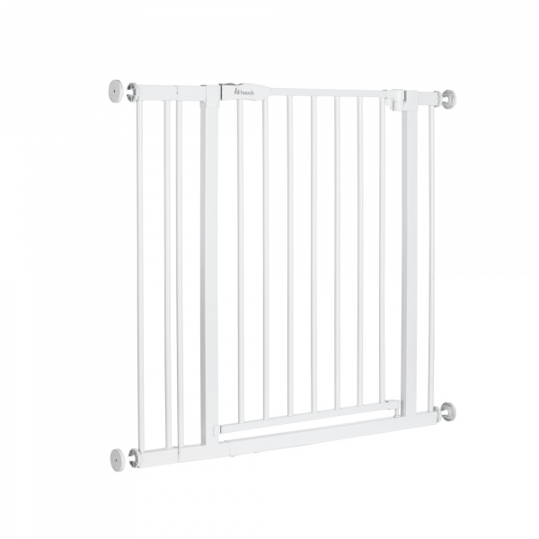 Barrière d'escalier open n stop 2 avec extention +9 cm white Hauck