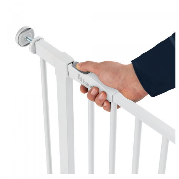 Barrière d'escalier open n stop 2 avec extention +9 cm white Hauck