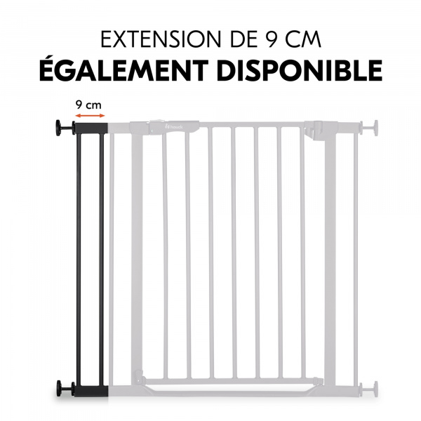 Extension pour barrière de sécurité 21 cm black Hauck