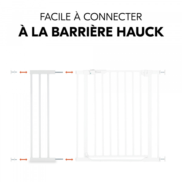 Extension pour barrière de sécurité 21 cm white Hauck
