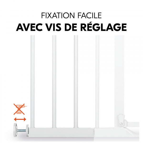 Extension pour barrière de sécurité 21 cm white Hauck