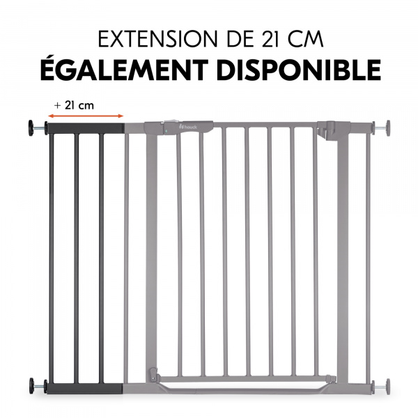 Extension pour barrière de sécurité 9 cm black Hauck