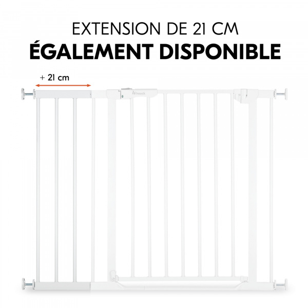 Extension pour barrière de sécurité 9 cm white Hauck