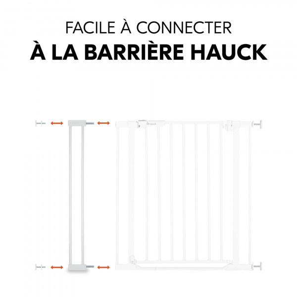 Extension pour barrière de sécurité 9 cm white Hauck