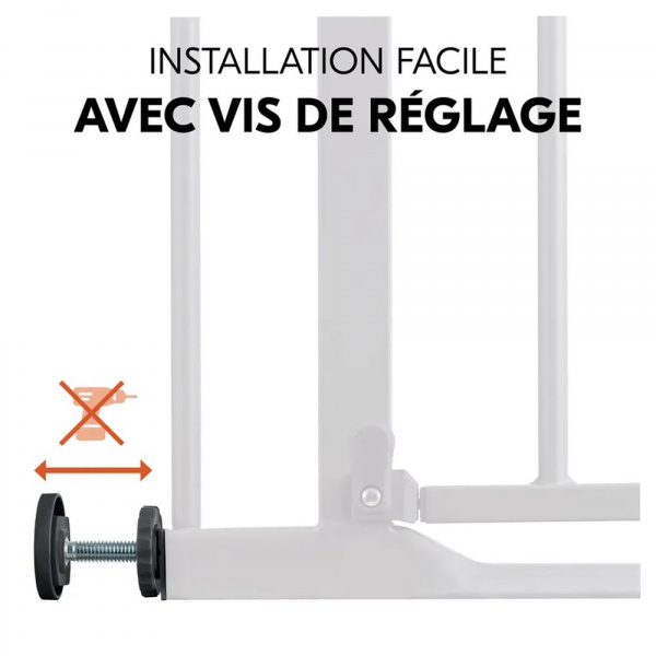 Barrière de sécurité clear step autoclose 2 Hauck