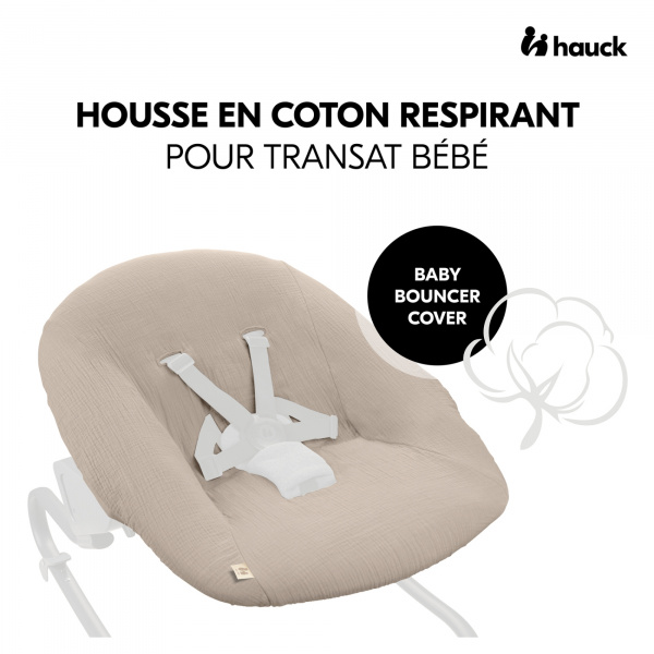 Housse pour transat bébé beige Hauck