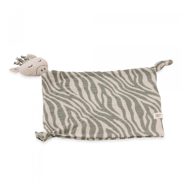 Doudou cuddle n play zebra sage Hauck