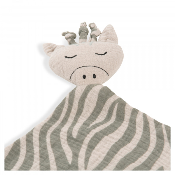 Doudou cuddle n play zebra sage Hauck