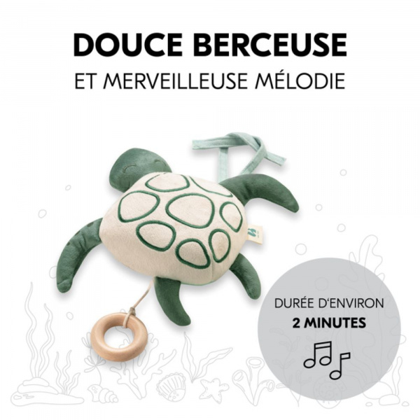 Peluche musicale tortue Hauck