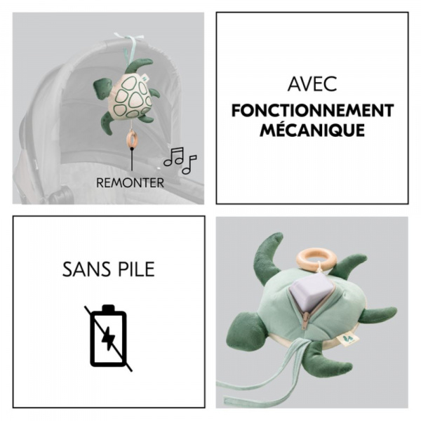 Peluche musicale tortue Hauck
