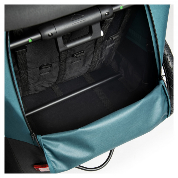 Remorque à vélo dryk duo ocean green Hauck