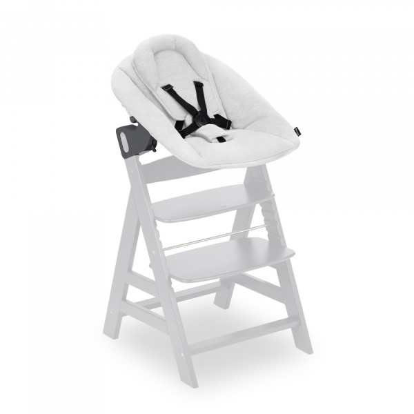 Transat balancelle pour chaise haute alpha+ premium light grey Hauck