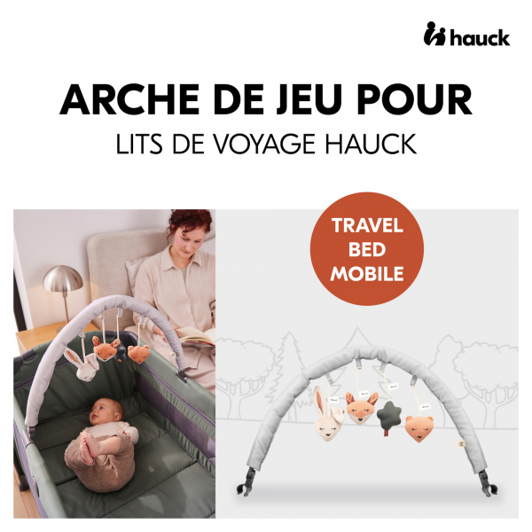 Arche de jeu pour lit de voyage forest Hauck