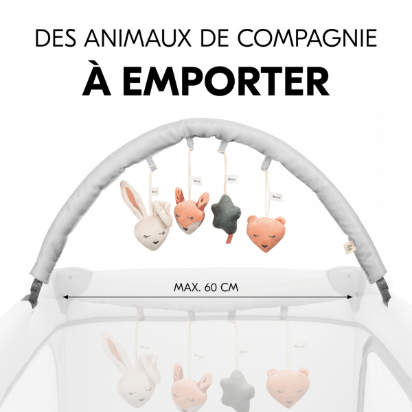 Arche de jeu pour lit de voyage forest Hauck