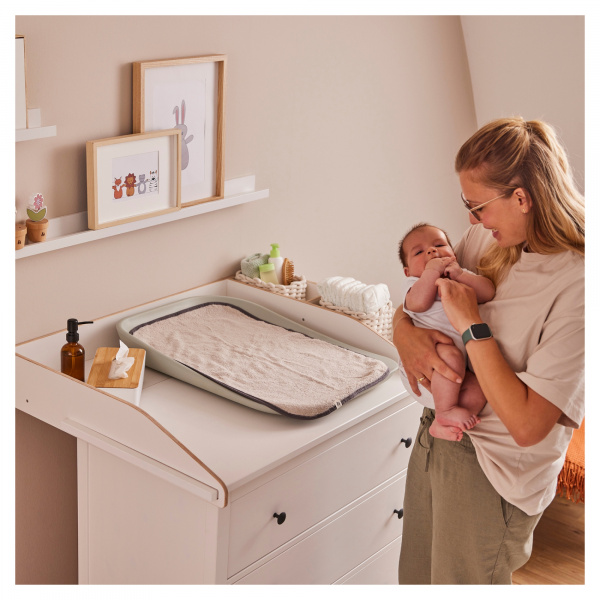 Serviette à langer pour matelas à langer sage Hauck