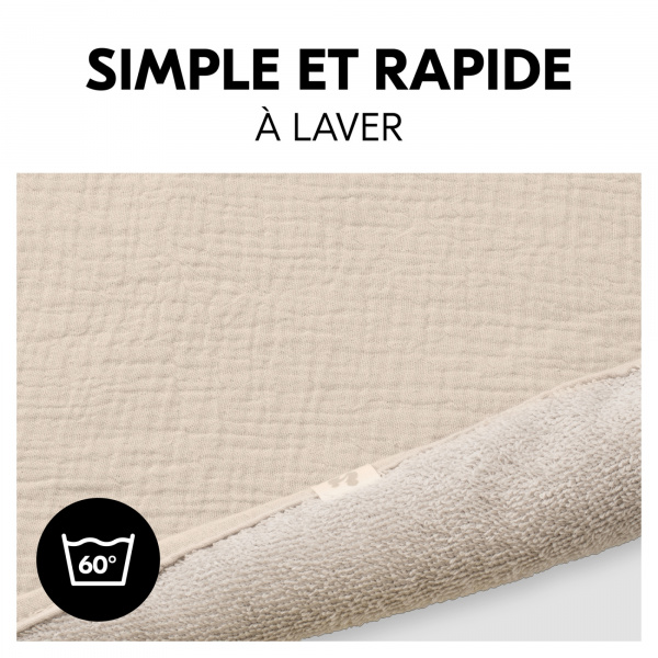 Serviette à langer pour matelas à langer sage Hauck