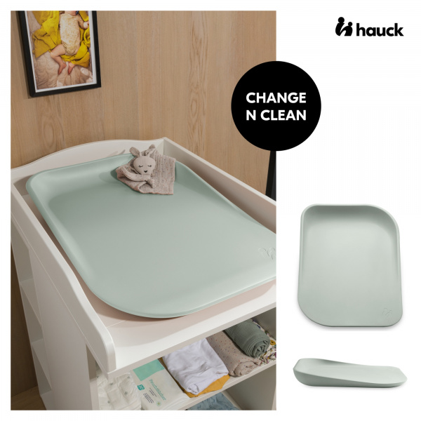 Matelas à langer en mousse soft change n clean sage Hauck