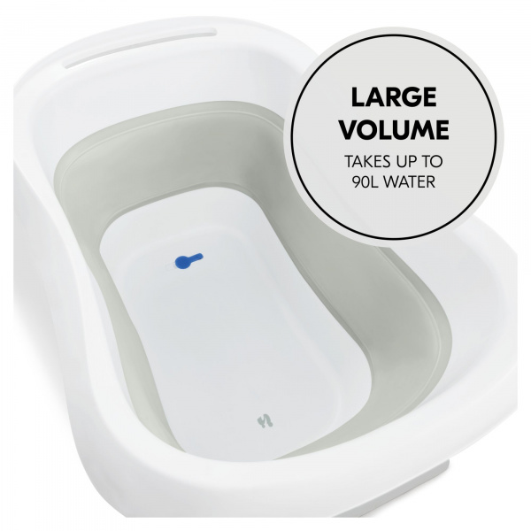 Baignoire pliable wash n fold l white sage Hauck