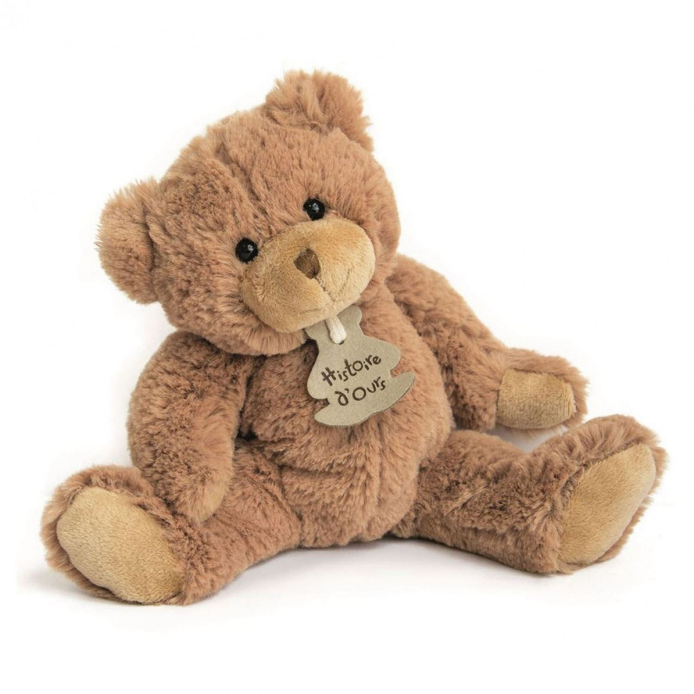 Peluche Ourson brun clair - 25 cm - Copains Câlins Histoire d'Ours