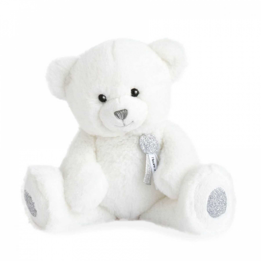 Peluche Ours P'tit Ourson Blanc - Histoire d'Ours