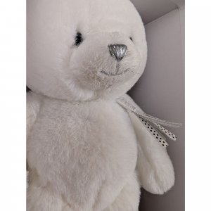 Les imparfaits - peluche ours charms blanc 25 cm Histoire d ours