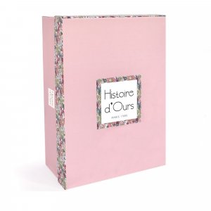 Peluche lapin rose copains câlins 25 cm Histoire d ours