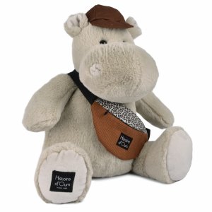 Peluche hippopotame hello brook 38 cm Histoire d ours