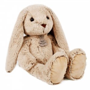 Peluche bébé copain calin lapin beige 50 cm Histoire d ours