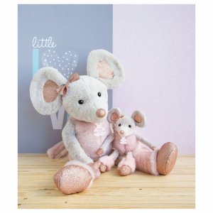Peluche bébé souris etoile 25cm Histoire d ours