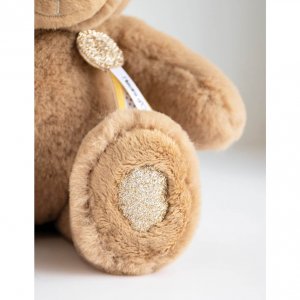 Peluche bébé ours charms marron clair 25 cm Histoire d ours