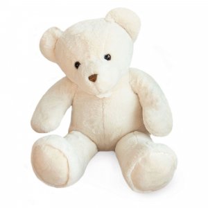 Peluche bébé ours titours blanc 75 cm Histoire d ours