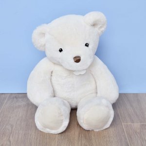 Peluche bébé ours titours blanc 75 cm Histoire d ours