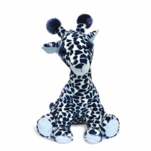 Peluche bébé lisi la girafe bleue 50 cm Histoire d ours