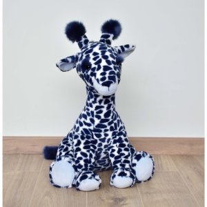 Peluche bébé lisi la girafe bleue 50 cm Histoire d ours