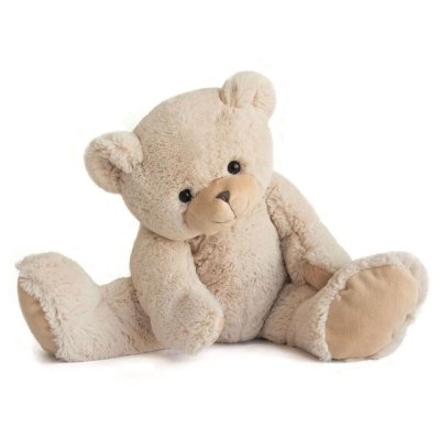 Peluche calin'ours beige 35 cm
