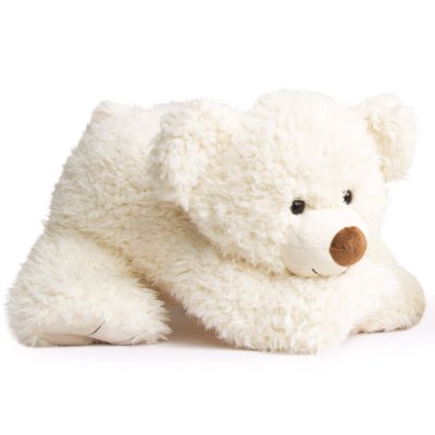 HISTOIRE D OURS Peluche bébé pat'ours blanc 65 cm