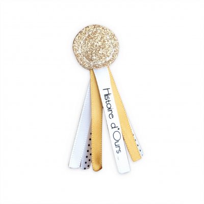 Peluche bébé ours charms marron clair 25 cm