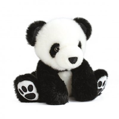 Peluche bébé panda so chic noir 17 cm