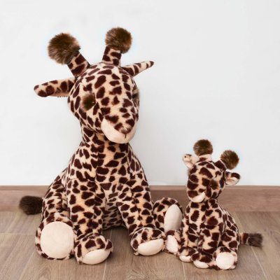 Peluche bébé lisi la girafe naturelle 50 cm